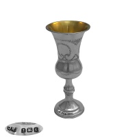 Sterling Silver Kiddush Cup 1934